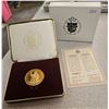Image 1 : 1984 Official Medal of the Canadian Papal Visit to Canada. Gold Plated. Triple Struck. Housed in its