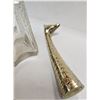 Image 3 : Avon Giraffe. White glass with long gold top.