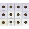 Image 2 : Lot of 12 Canadian King George V Small Cents. Includes 1920, 1921, 1927, 1928, 1929, 1930, 1931, 193
