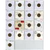 Image 1 : Lot of 17 Canadian King George VI Small Cents. Includes 1937, 1938, 1939, 1940, 1941, 1942, 1943, 19