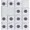Image 1 : Lot of 13 Canadian King George V Nickel 5 Cents. Includes 1922, 1923, 1924, 1927, 1928, 1929, 1930, 