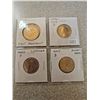 Lot of 4 U.S. George Washington Coins. Includes 2007D First Presidential Dollar, 1776 [x=#8211/] 197