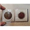 Image 2 : Lot of 2 1939 Royal Visit to Canada Bronze Medals in both small & large sizes. EF.
