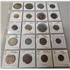 Image 1 : Lot of 20 British Coins. Includes Crown, Half Crown, 2 Shillings, 1 Shilling, 6 Pence, 3 Pence, Penn