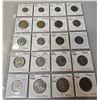 Image 1 : Lot of 20 French coins including 1935 5 Centimes, 1932 25 Centimes & 1923 1 Franc. Denominations inc