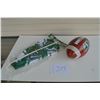 Image 1 : Saskatchewan Roughrider coin bank and windsock
