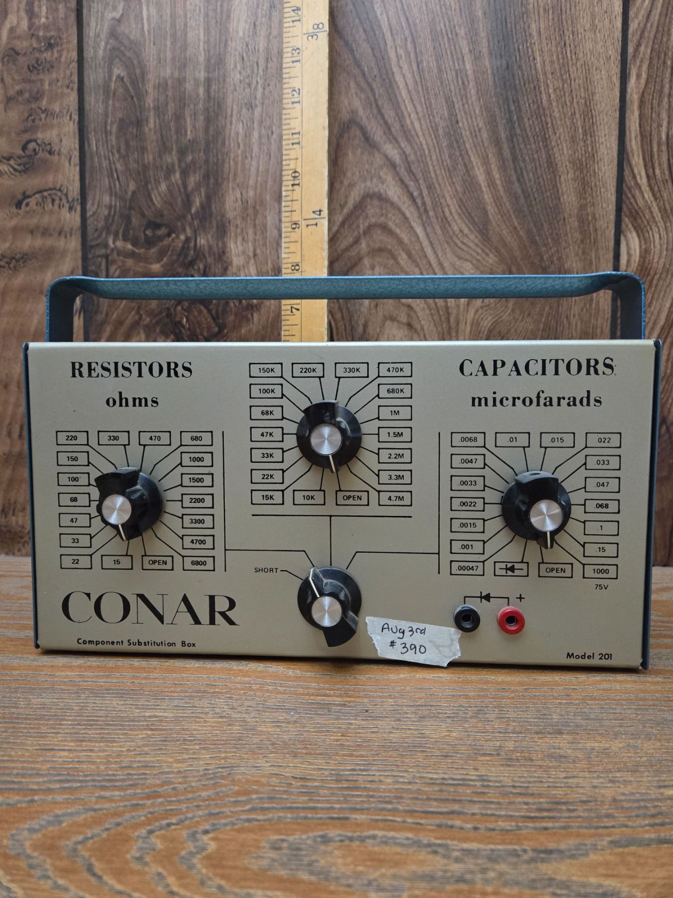 Conar Patch CONAR Model 201 Component Substitution Box - Schmalz Auctions