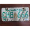 Image 2 : Pair of 1997 (PV) Sask. License plates CHB-666