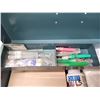 Image 6 : 2 metal containers - 1 has assorted medical supplies