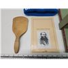 Image 2 : Vintage items - Butter paddle, William Kennedy book (with leaf specimens inside), hat, etc.