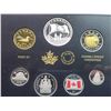 Image 2 : 2015 "50th Anniversary of Canada's flag" Canadian fine silver dollar, 7 coin specimen set - includes