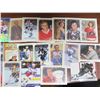 Image 3 : 27 hockey card lot, includes Henri Richard, Tkachuck, Hull, Beliveau, Zegras, Kopitar, Lady Bing, Ca