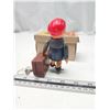 Image 4 : Vintage "Travelling Boy" tin toy - arm needs repair, but works