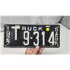 Image 3 : 1927 Saskatchewan license plate - T 9-314 (repainted)