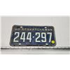 Image 1 : 1962 Saskatchewan license plate - 244-297