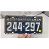 Image 3 : 1962 Saskatchewan license plate - 244-297