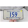 Image 3 : 1976 Semi-Trailer Saskatchewan license plate - 159