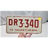 Image 3 : 1975 Saskatchewan license plate - DR 3-340