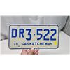 Image 3 : 1976 Saskatchewan license plate - DR 3-522