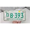 Image 3 : 1968 Saskatchewan license plate - D 8-393