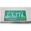 Image 1 : 1965 Diamond Jubilee Saskatchewan license plate - C 3-776