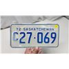 Image 3 : 1972 Saskatchewan license plate -  C 27-069