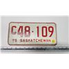 Image 1 : 1975 Saskatchewan license plate - C 48-109