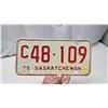Image 3 : 1975 Saskatchewan license plate - C 48-109