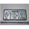 Image 2 : Small Saskatchewan license plate - JK-819