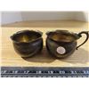 Image 1 : Copper Cream & Sugar Bowls