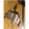 Image 1 : Hanging Painted Wood Bird w/ Metal Wings