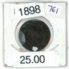 Image 1 : 1898 canadian large penny