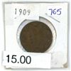 Image 1 : 1909 canadian large penny