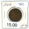 Image 1 : 1906 canadian large penny