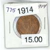 Image 1 : 1914 canadian large penny