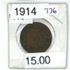 Image 1 : 1914 canadian large penny