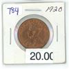 Image 1 : 1920 canadian large penny
