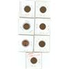 Image 2 : Set of 7 canadian small pennies (1974-1980)