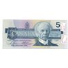 Image 2 : 1986 canadian $5 bill-GOJ6762779