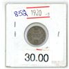 Image 1 : 1920 canadian silver 5 cent coin