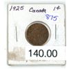 Image 1 : 1925 canadian penny