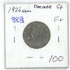 Image 1 : 1926 near canadian 5 cent coin