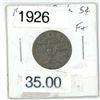 Image 2 : 1926 near canadian 5 cent coin