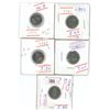 Image 1 : Lot of 5 (2x1981, 2x1982 and 1984) canadian dimes
