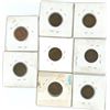 Image 2 : Lot of 8 (2x1920, 2x1921, 2x1928, 1929 and 1932 canadian pennies