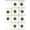 Image 2 : Lot of 10 (1941-44, 2x1946, 2x1947 and 1948-49) canadian pennies