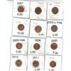 Image 1 : Set of 12 (2001-2012) canadian pennies