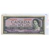 Image 1 : 1954 bank of canada $10 bill- H/T027824