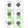 Image 1 : Lot of 6 american 5 cent coins (2x1999, 2003, 2013 and 2x2014)