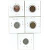 Image 2 : lot of 5 american coins (2xdimes and3 one cent coins